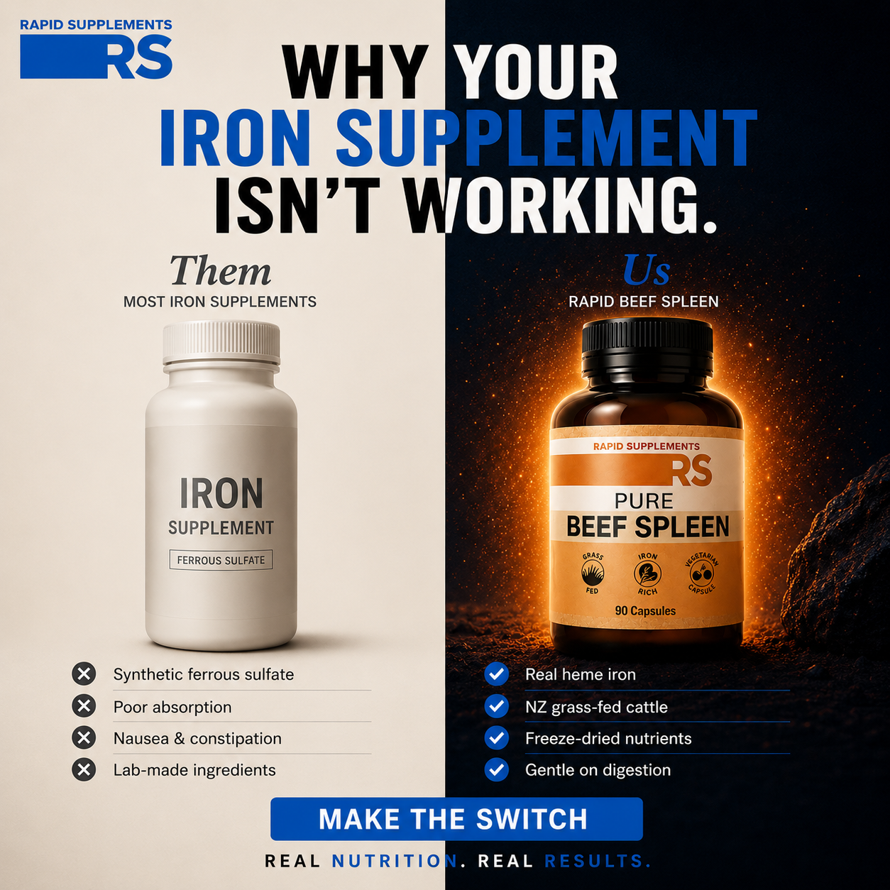Rapid Supps Facebook ad