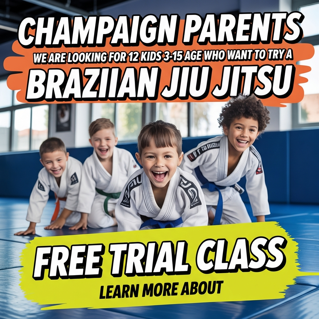 Gracie Barra Champaign Facebook ad