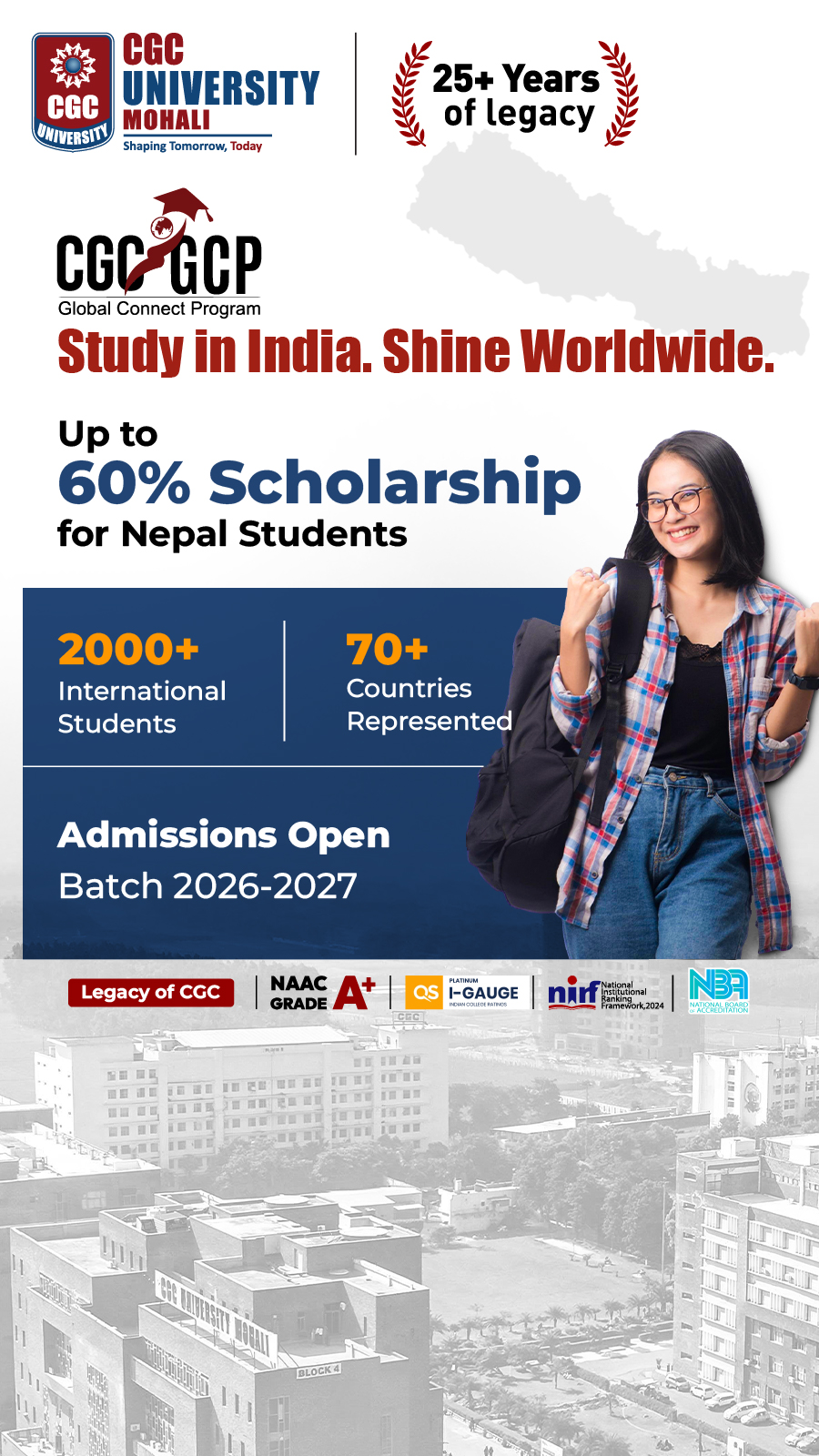 CGC University, Mohali Facebook ad