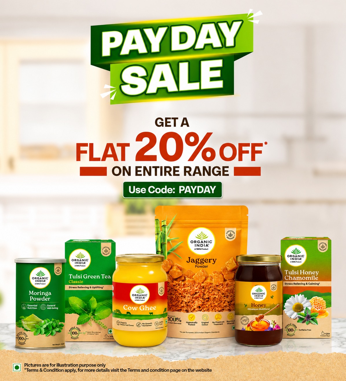 Organic India Facebook ad