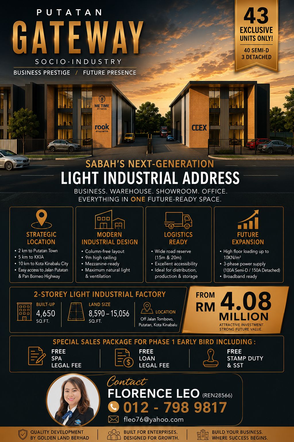 PropNex Malaysia - Florence Leo Associate Facebook ad: Putatan Gateway