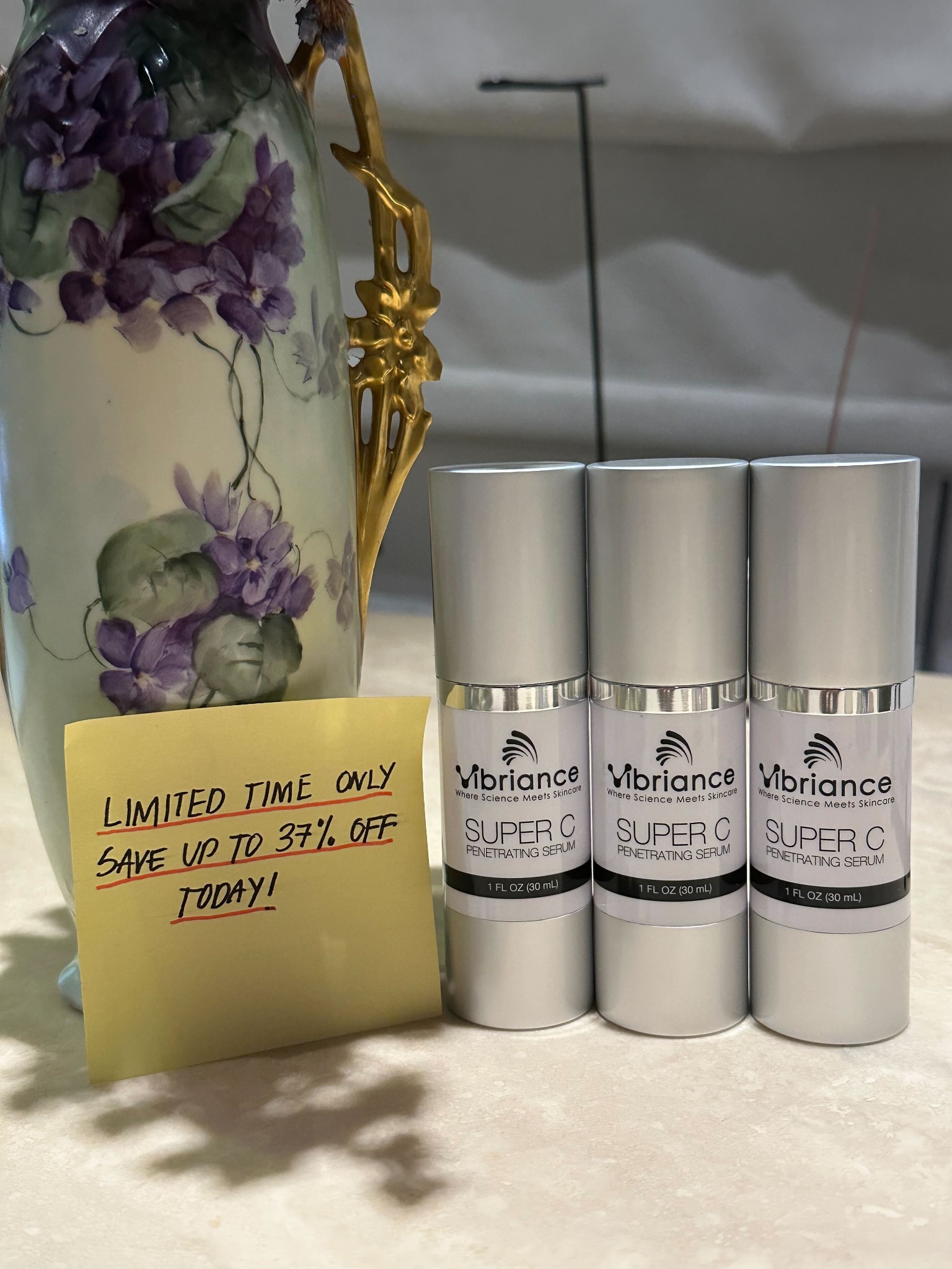 Vibriance Super C Serum Facebook ad