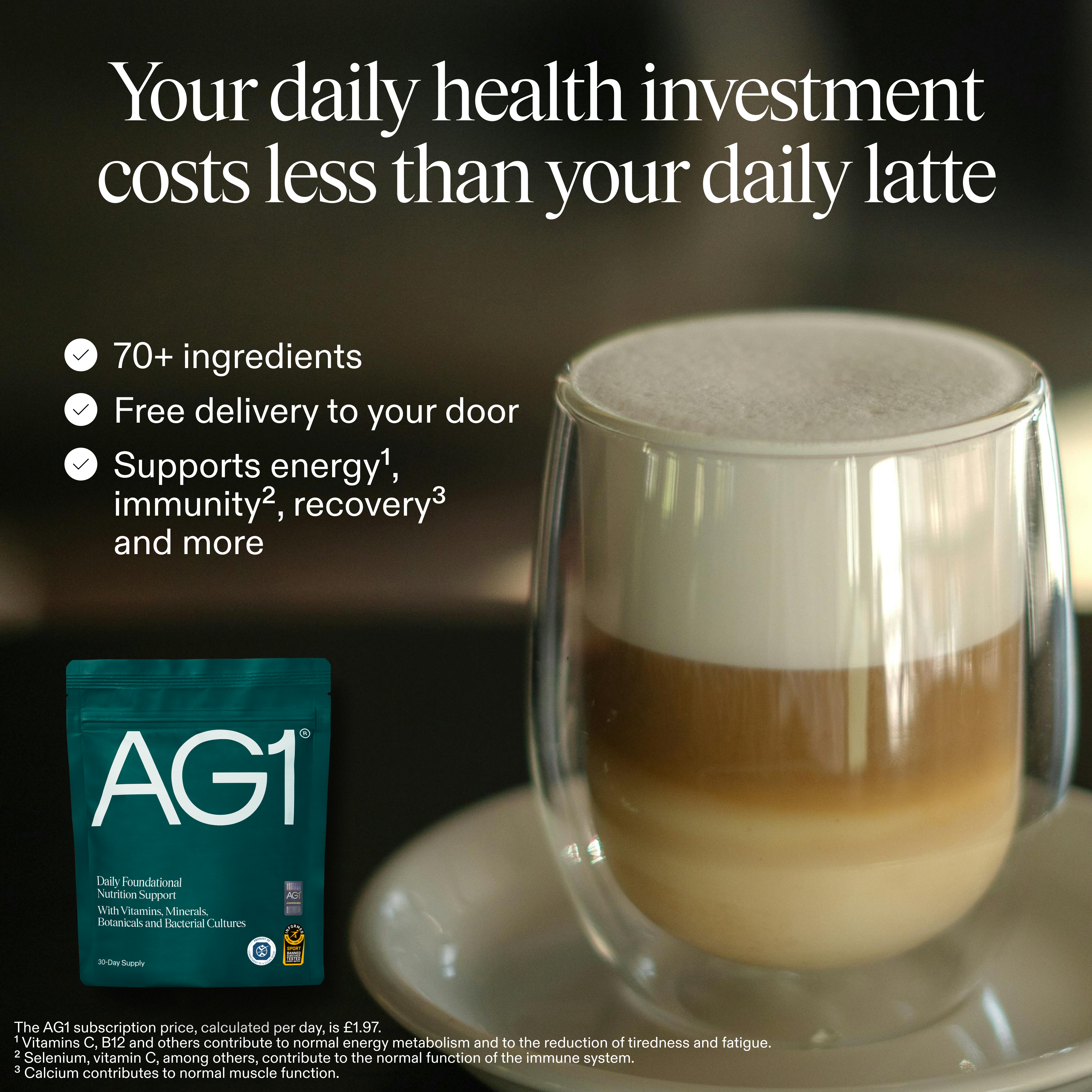 AG1 by Athletic Greens Facebook ad