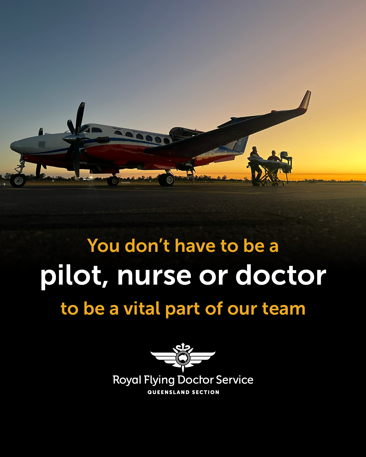 Royal Flying Doctor Service - Queensland Section Facebook ad