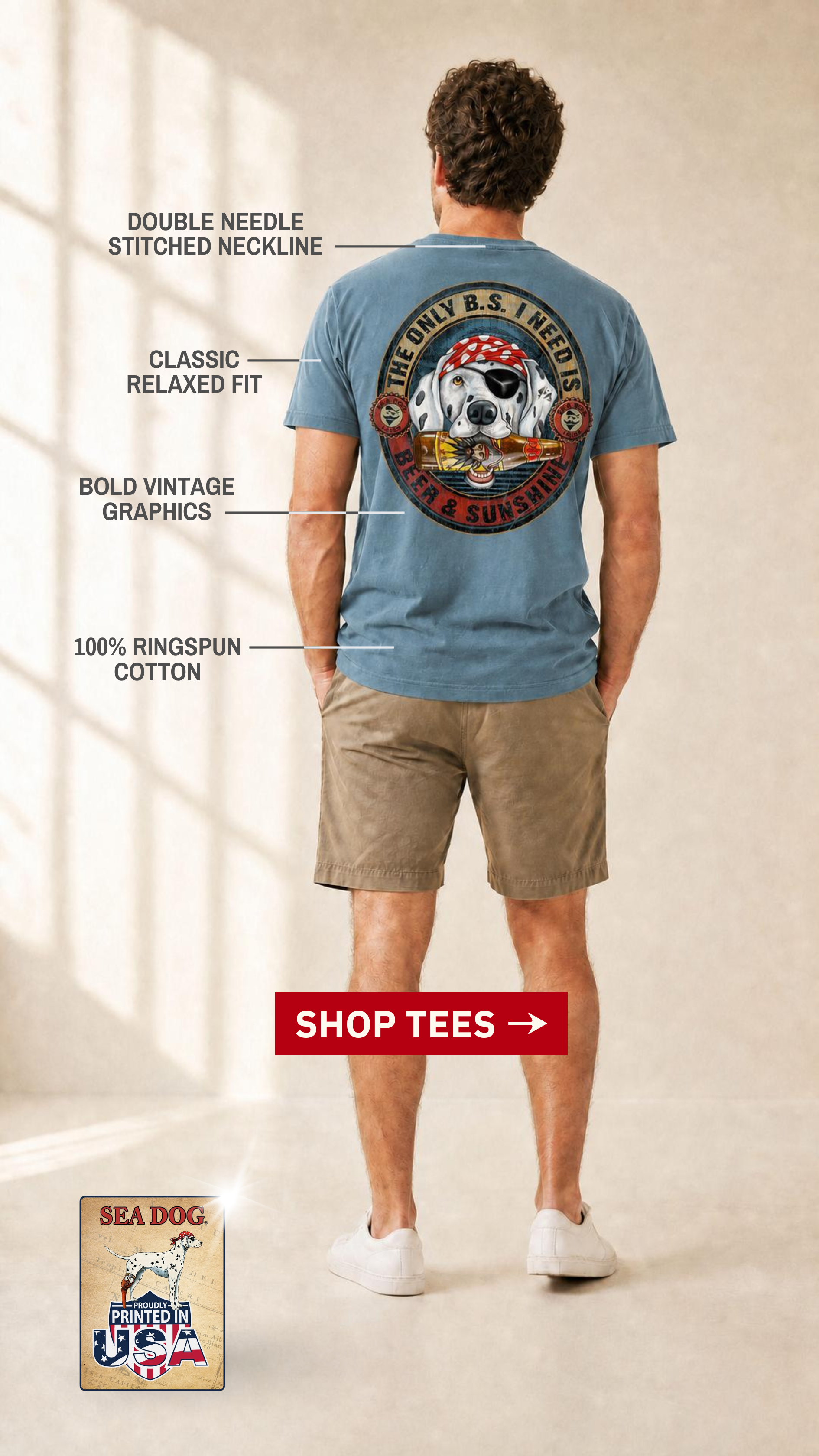 Sea Dog T-Shirts Facebook ad