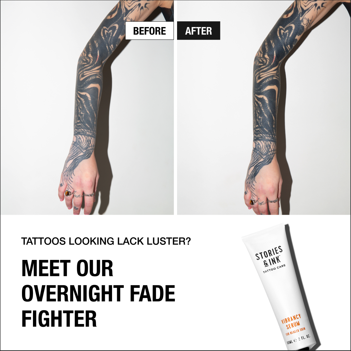 Stories & Ink Facebook ad