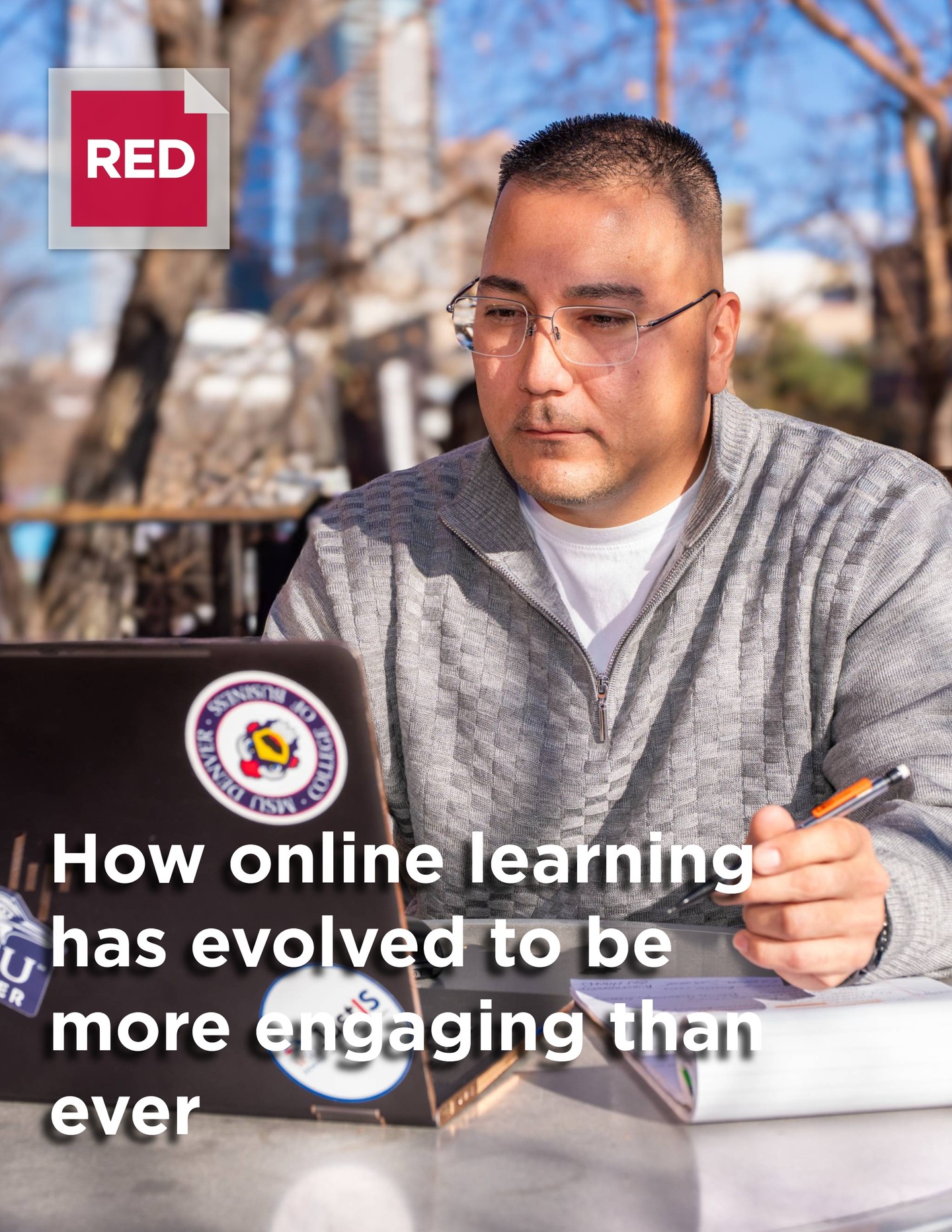 Metropolitan State University of Denver Facebook ad: Have you thought about taking online classes?