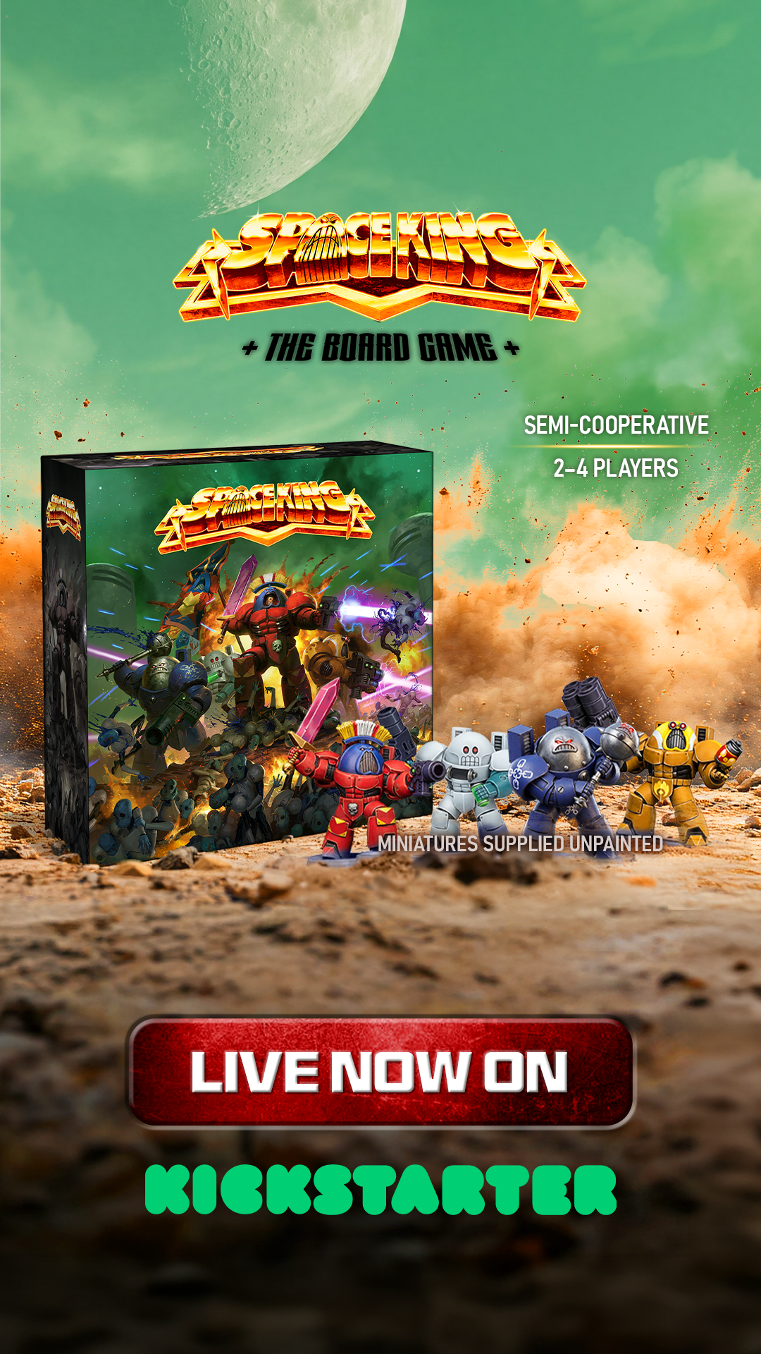 Flashgitz Facebook ad: SPACE KING: The Board Game