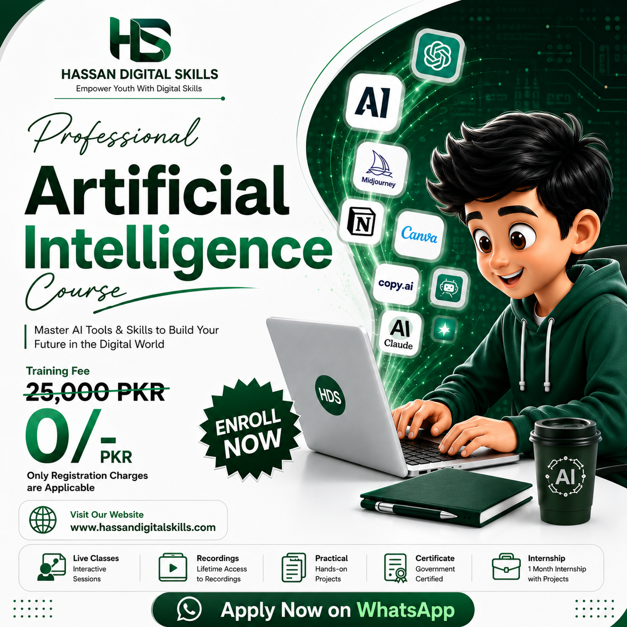 Hassan Digital Skills  Facebook ad
