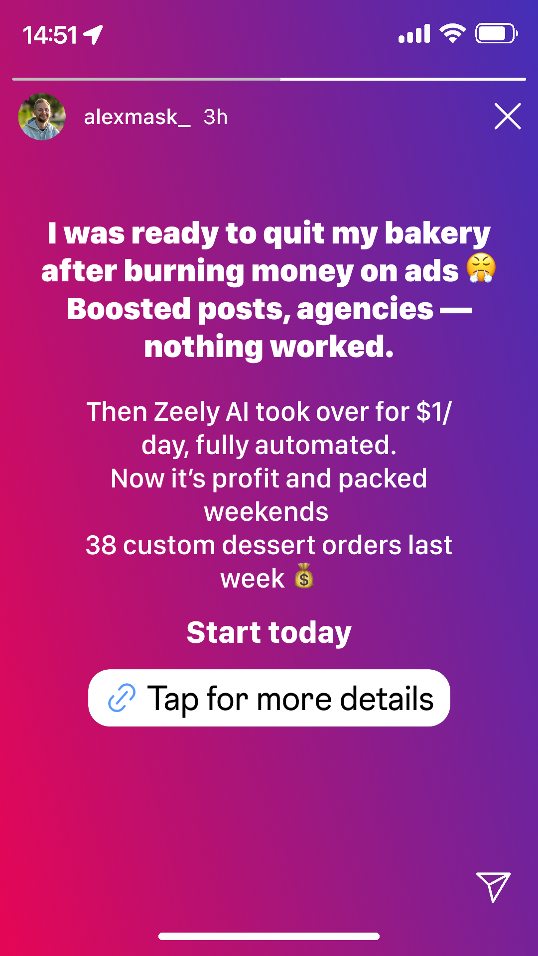 Zeely Facebook ad