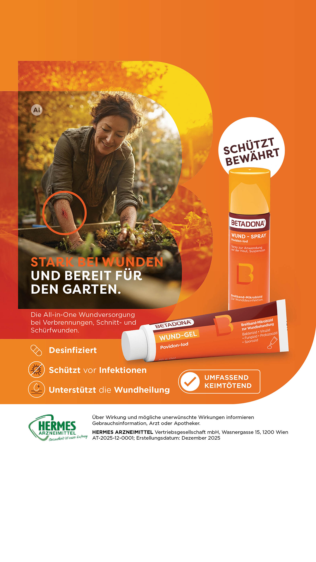 Betadona - die Aller-Erste Hilfe Facebook ad from Jul 29, 2026