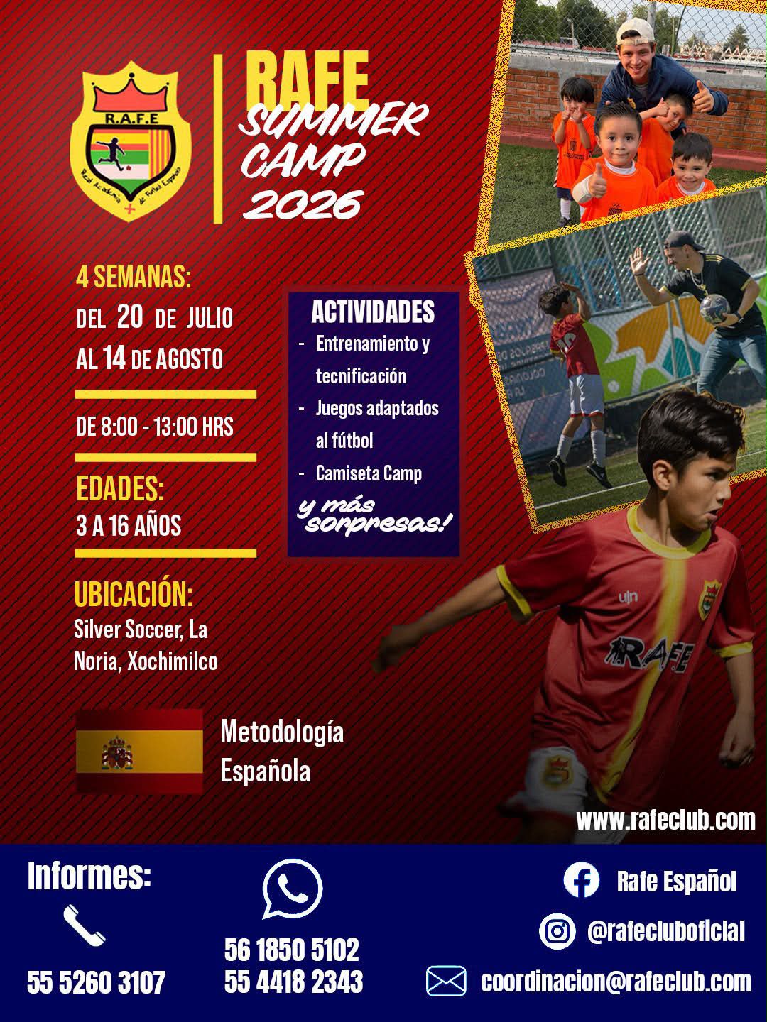 RAFE Camp México Facebook ad