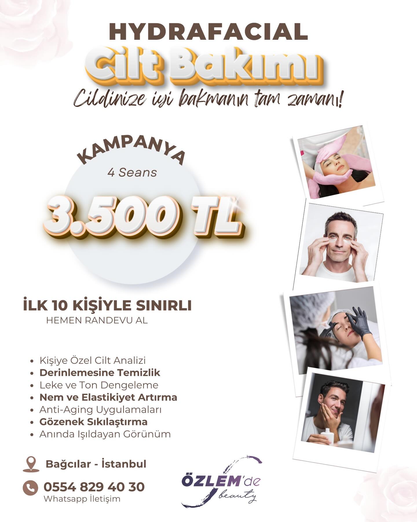 Özlem'de Beauty Facebook ad: Hydrafacial | Kadın, Erkek