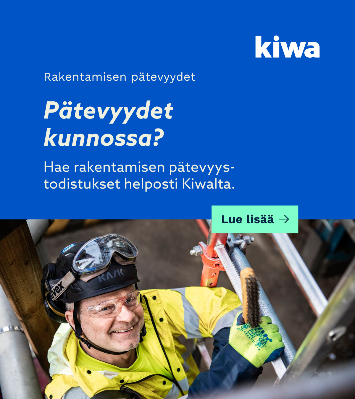 Kiwa Suomi Facebook ad