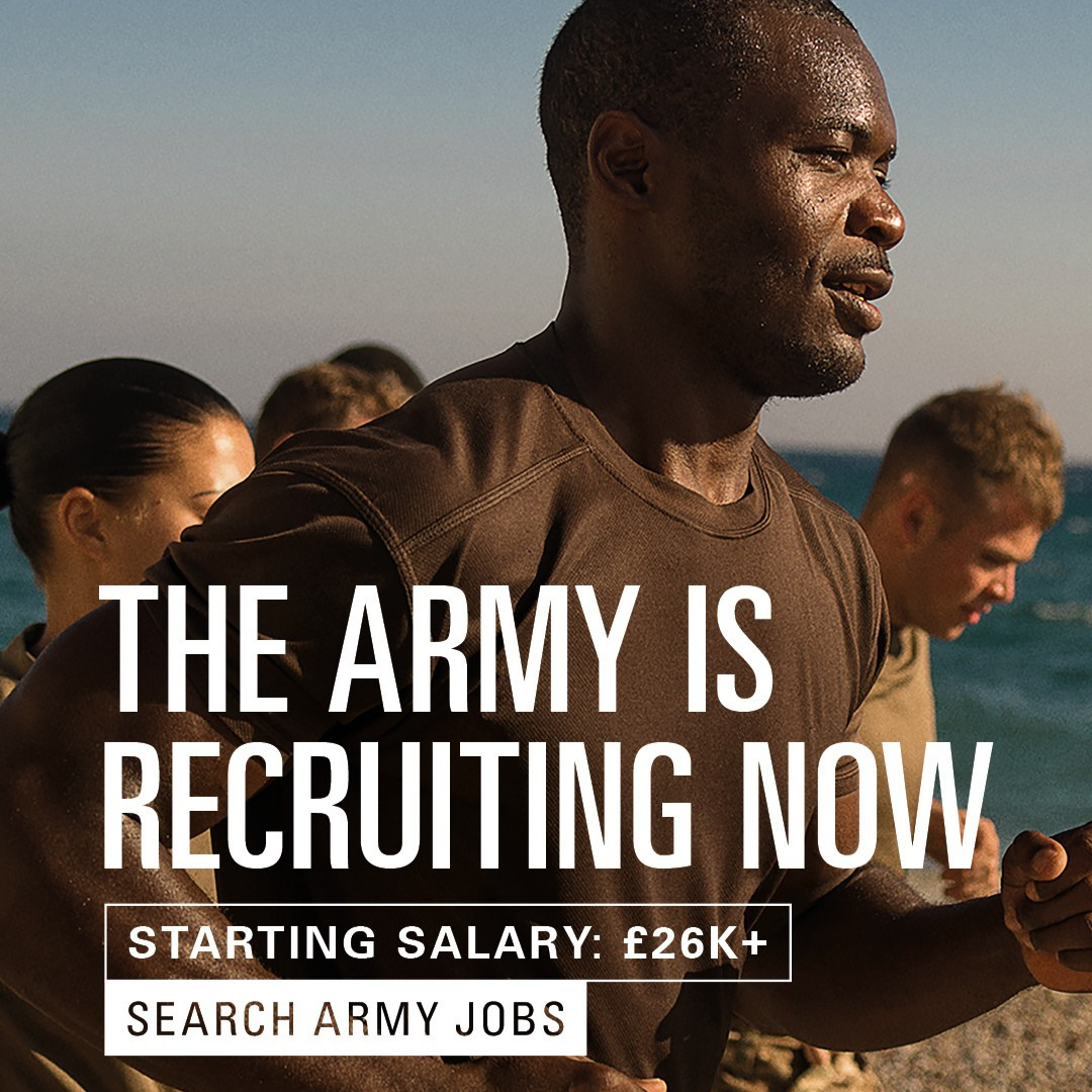 Army Jobs Facebook ad from Feb 10, 2026