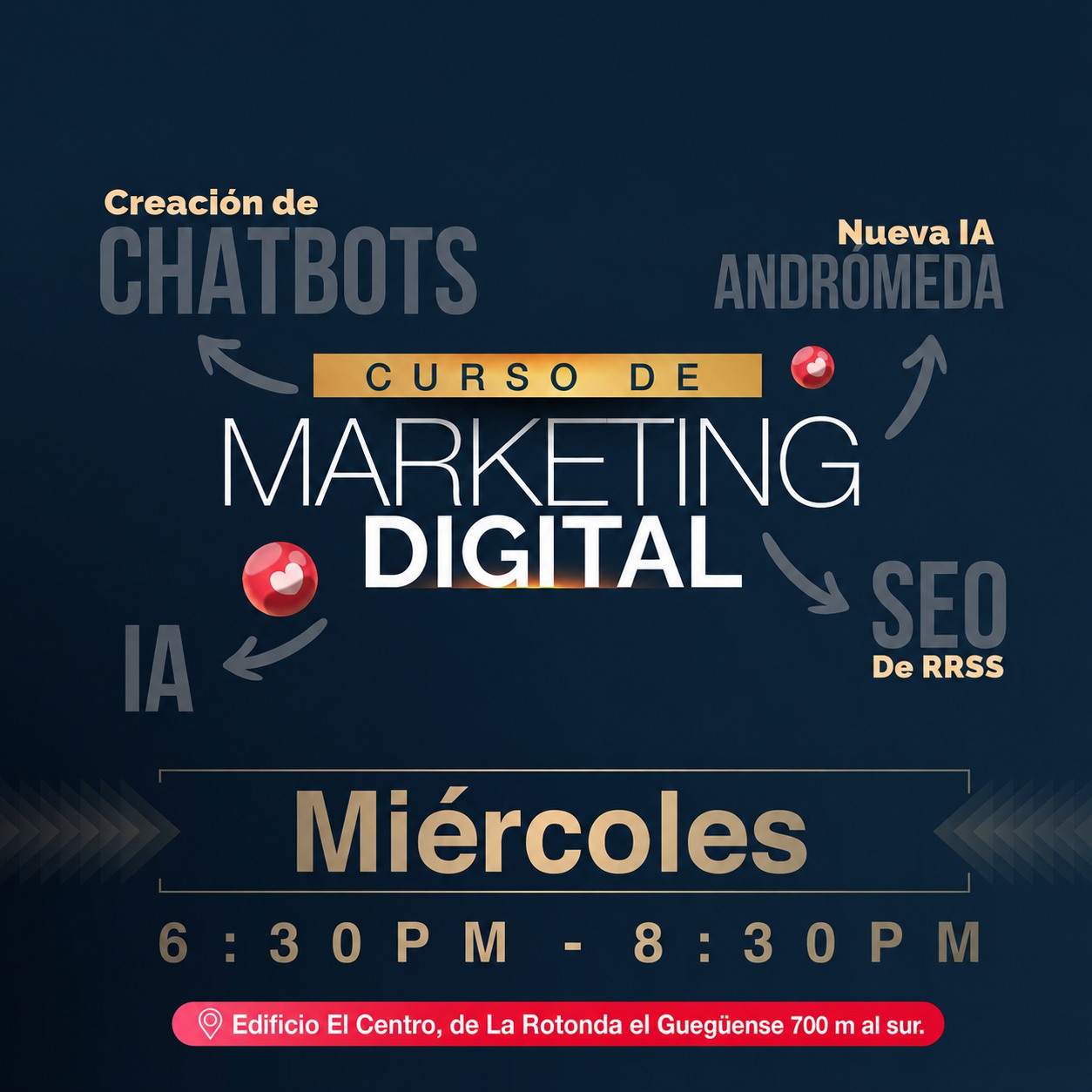 Plan UP Academy - Marketing Digital en Nicaragua Facebook ad: Curso de Marketing Digital Presencial