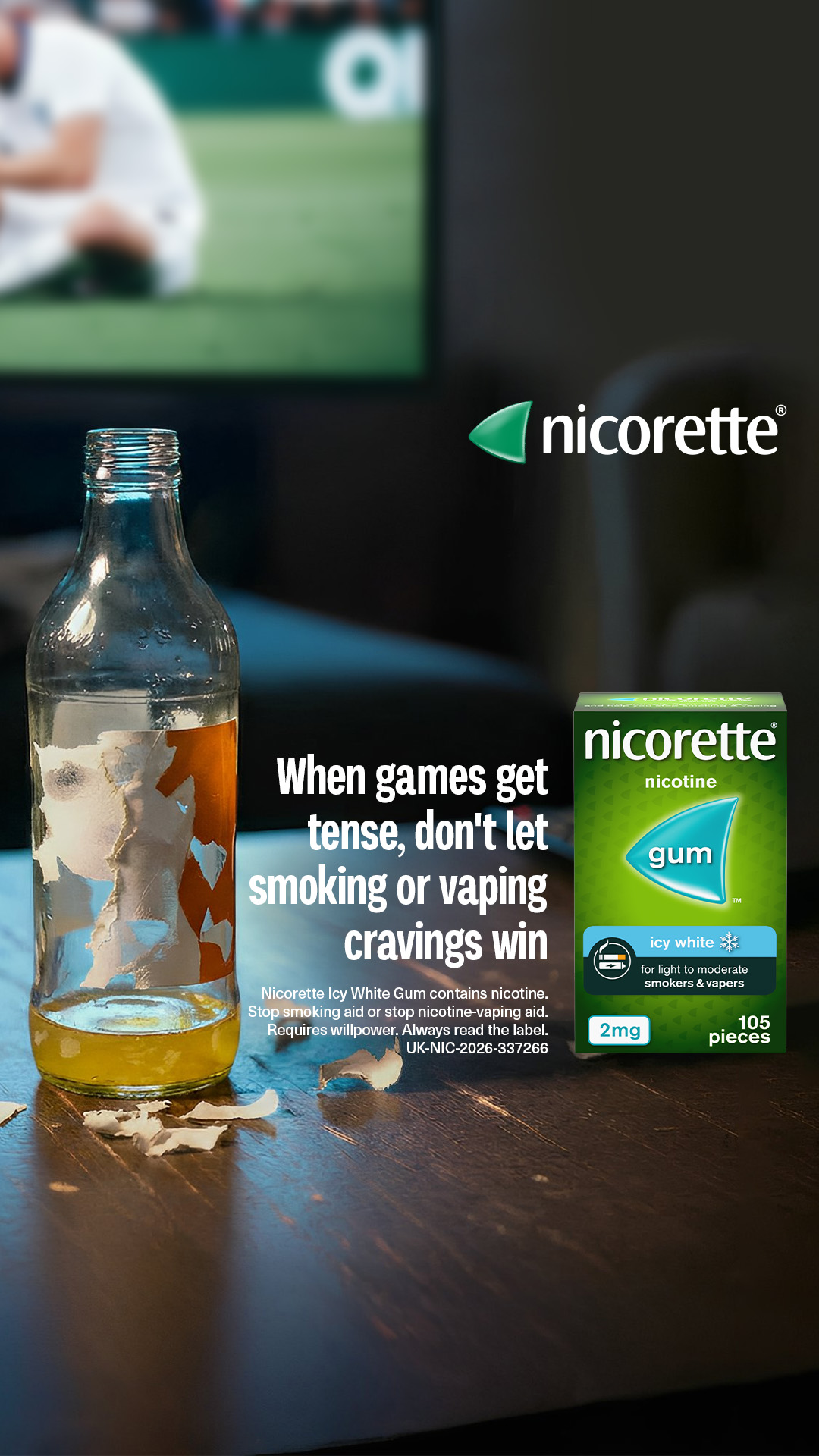 Nicorette Facebook ad from Jul 3, 2026