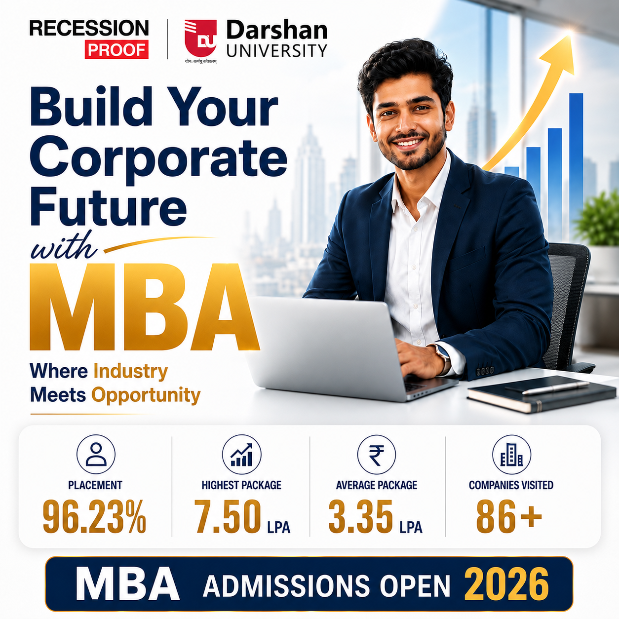 Darshan University Facebook ad from May 28, 2026