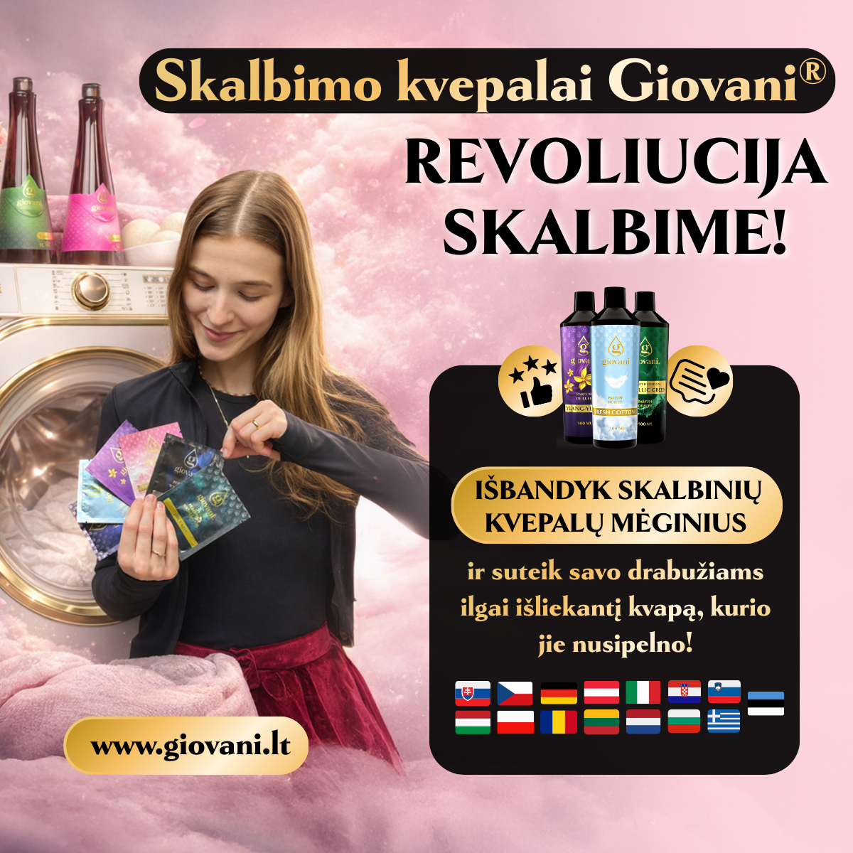 Giovani.lt Facebook ad
