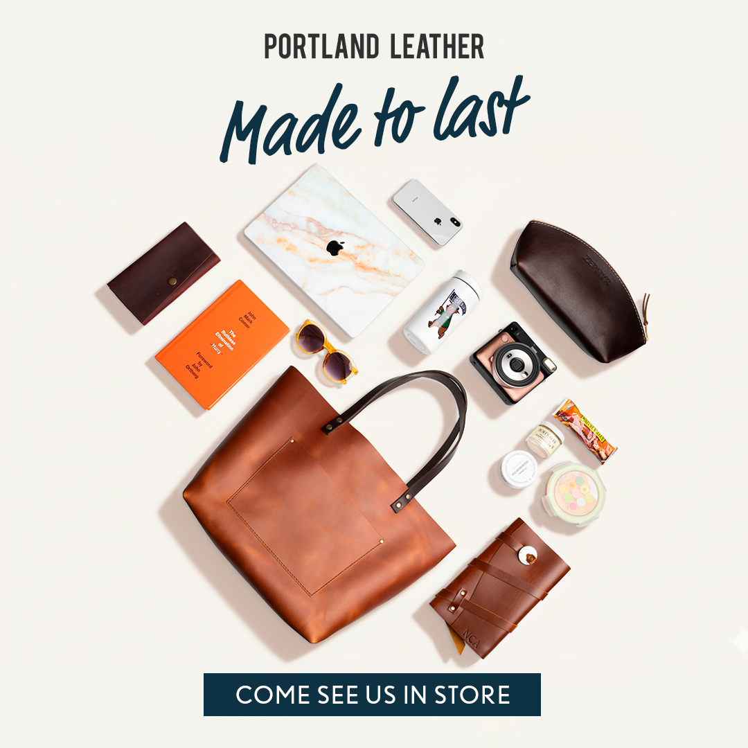 Portland Leather Goods Facebook ad