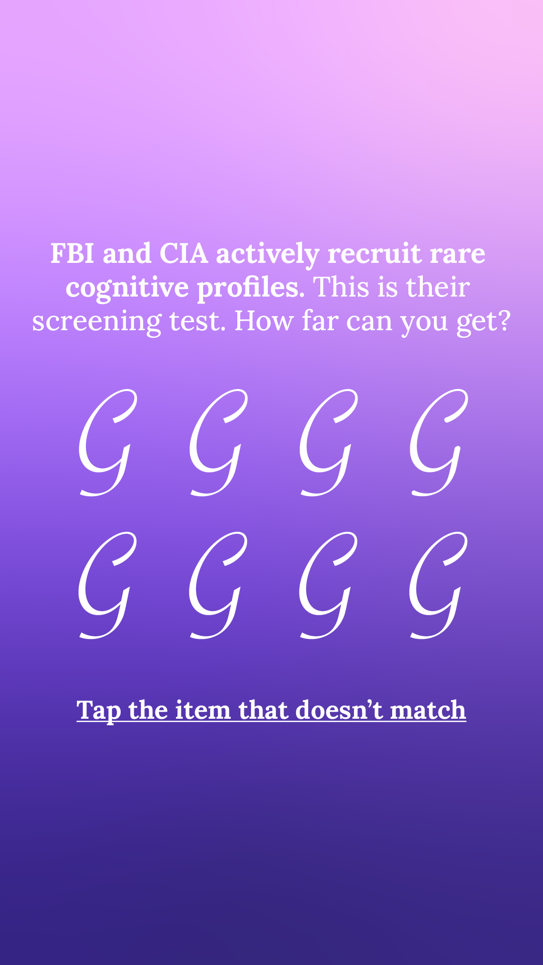 Brain Health Check Facebook ad