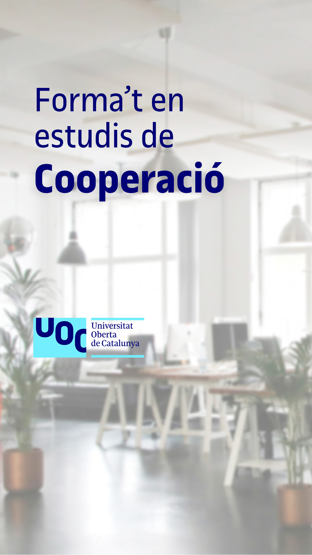 Universitat Oberta de Catalunya (UOC) Facebook ad