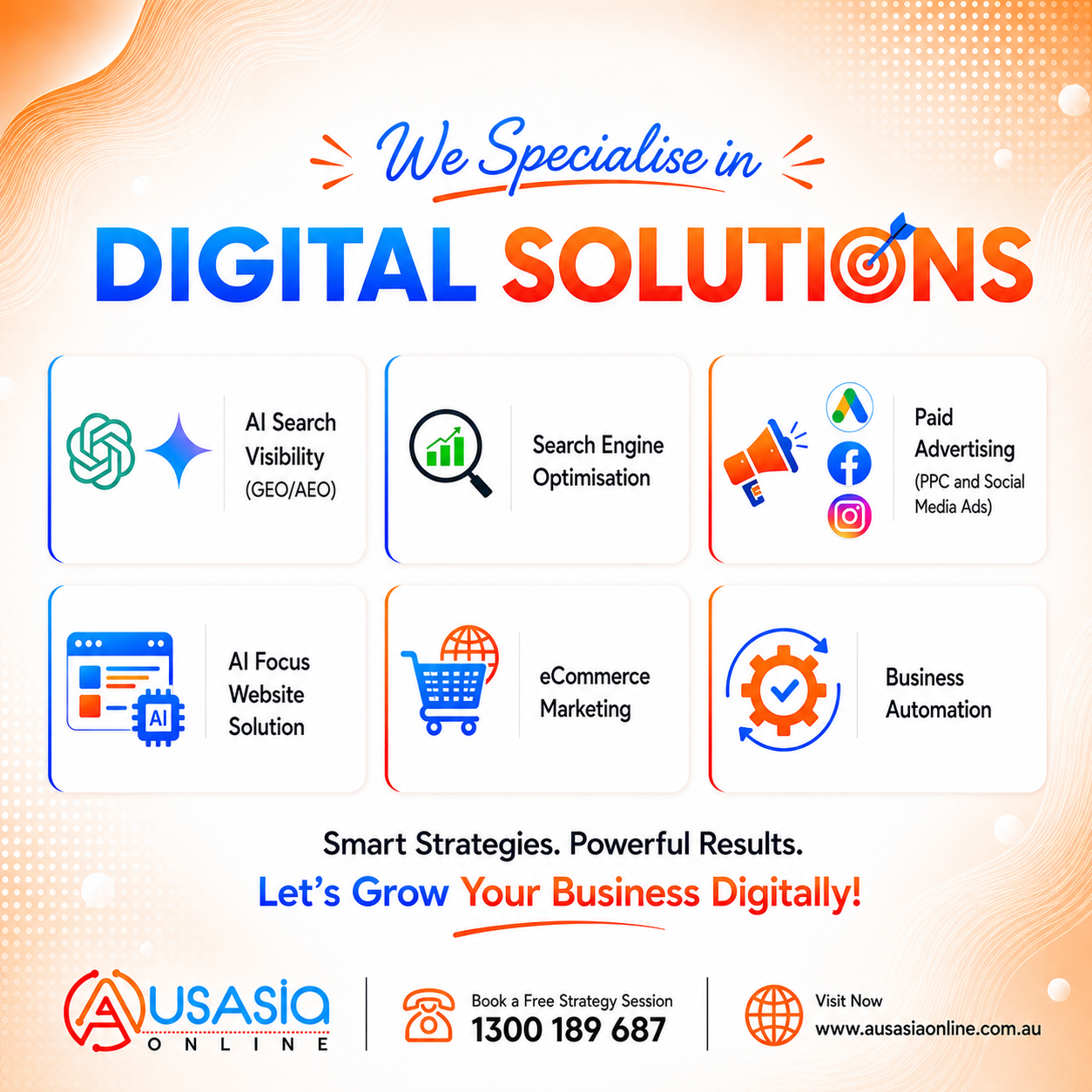 Aus Asia Online Facebook ad