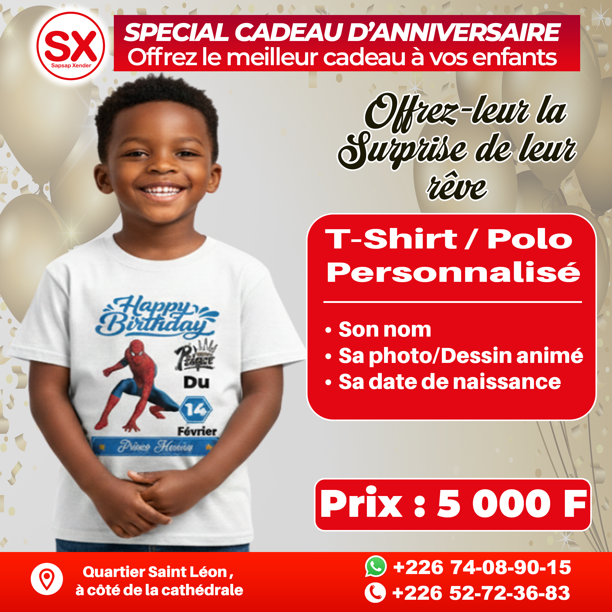 SapSap Xender Facebook ad: Le bonheur de votre enfant n'a pas de prix