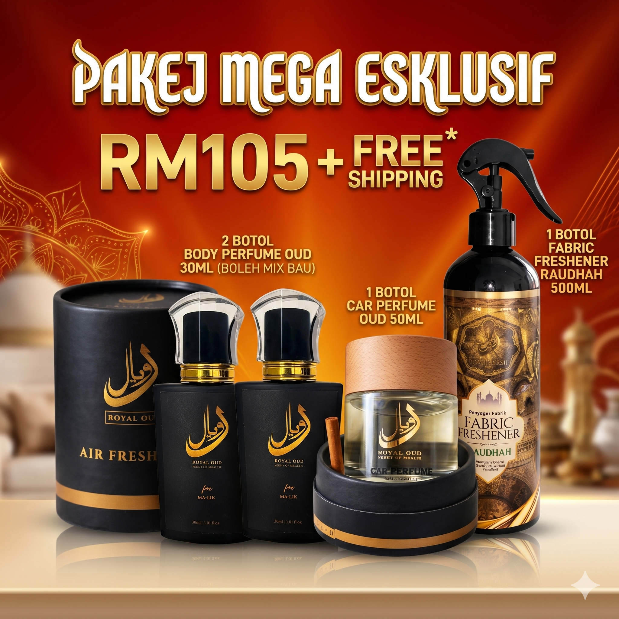 Royal Oud - Perfume Oud Premium Facebook ad