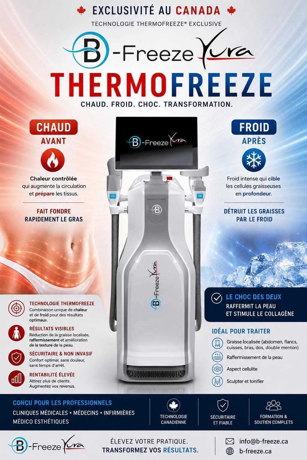 B-Freeze Facebook ad