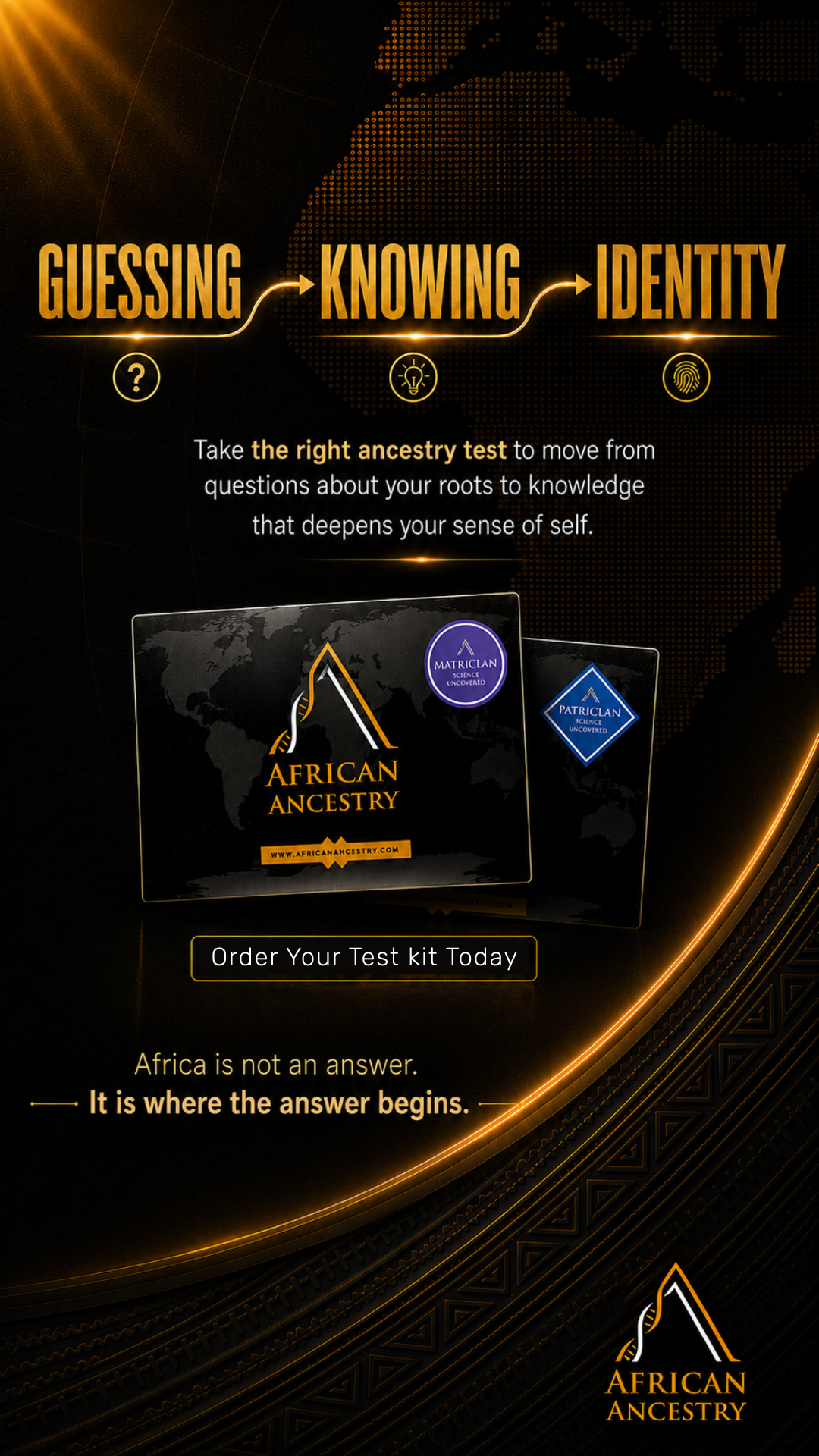 African Ancestry Facebook ad