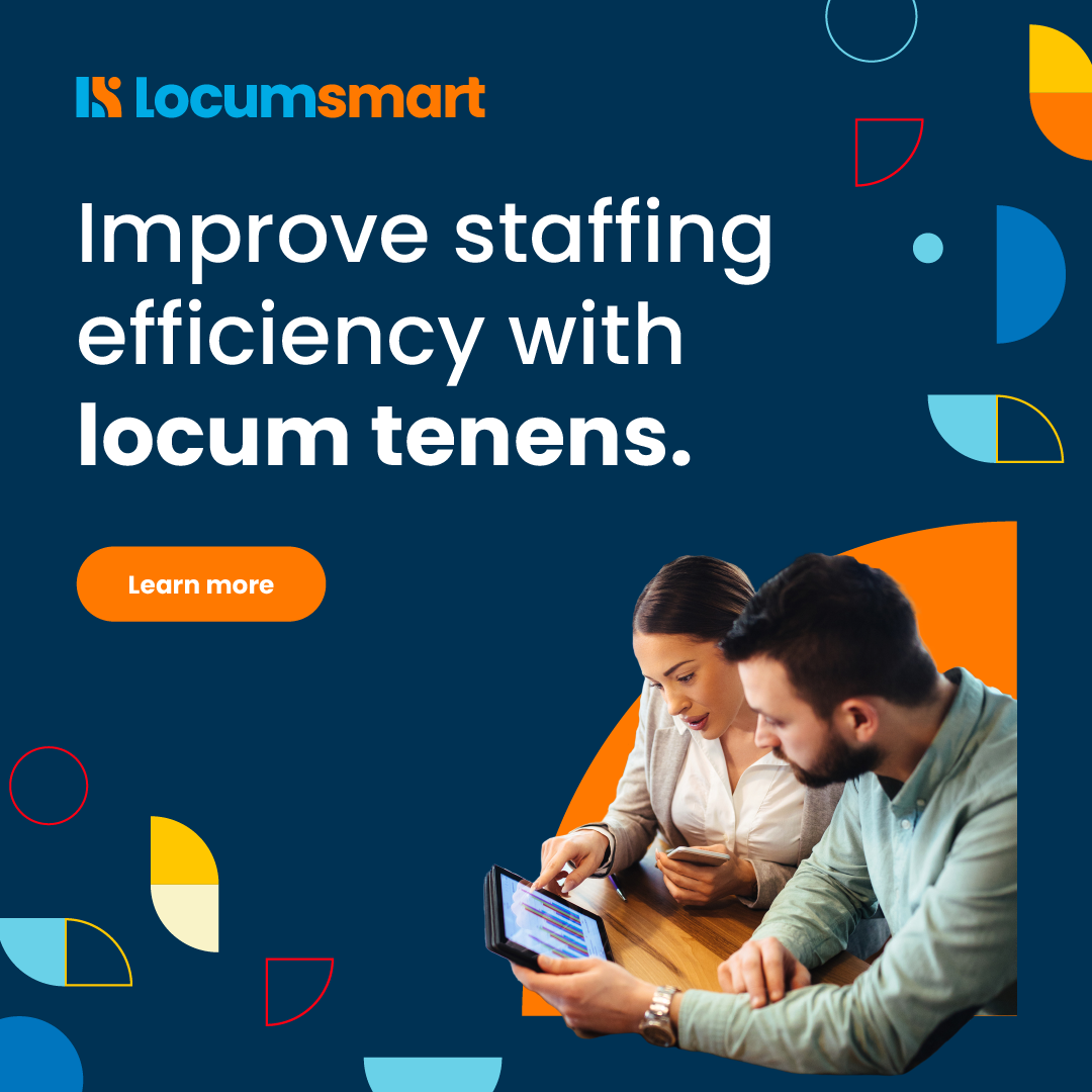 Locumsmart Facebook ad: Simpler Staffing with Locum Tenens