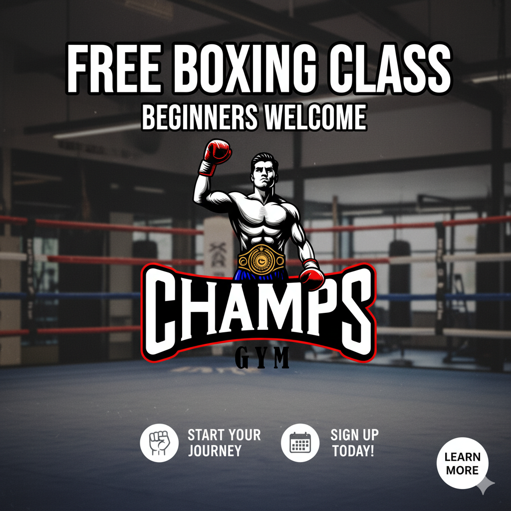 Champs Gym Facebook ad