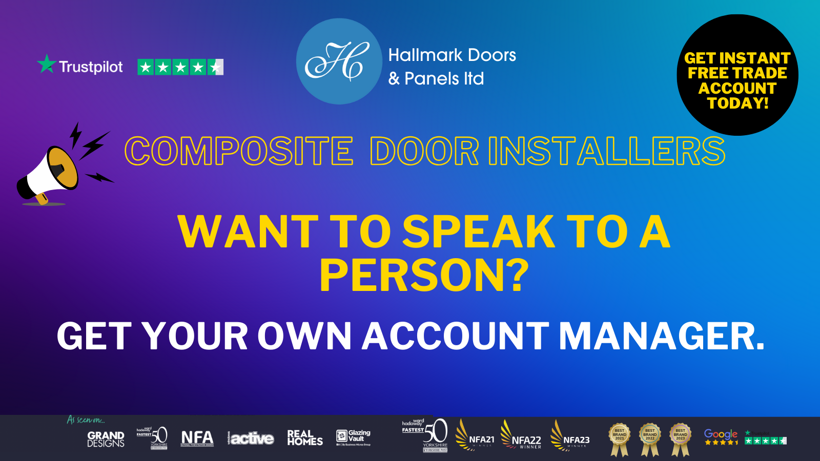 Hallmark Doors & Panels Facebook ad