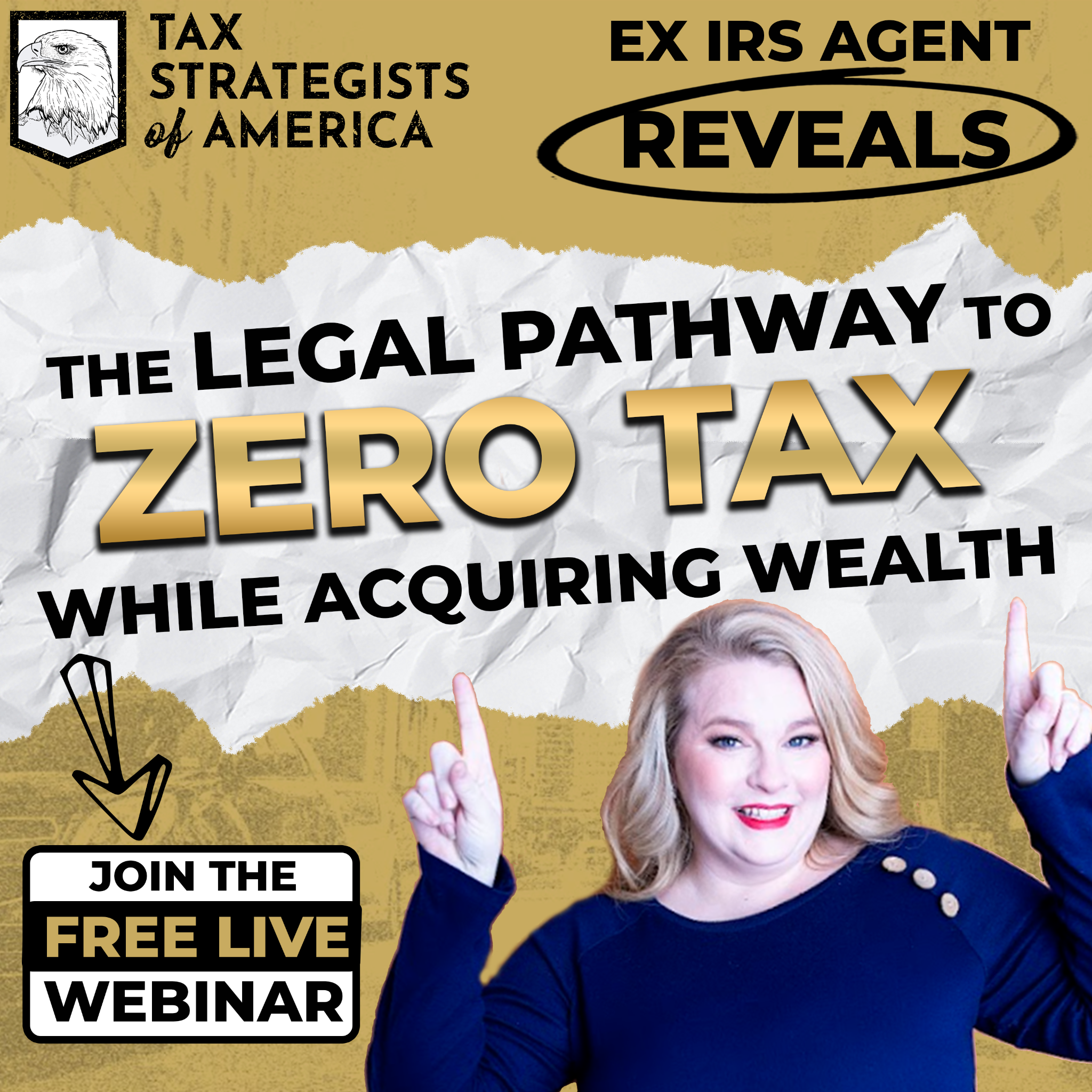 Tax Strategies for Business Owners Facebook ad: Ex IRS Agent Reveals IRS Approved Tax Reducing Strategies