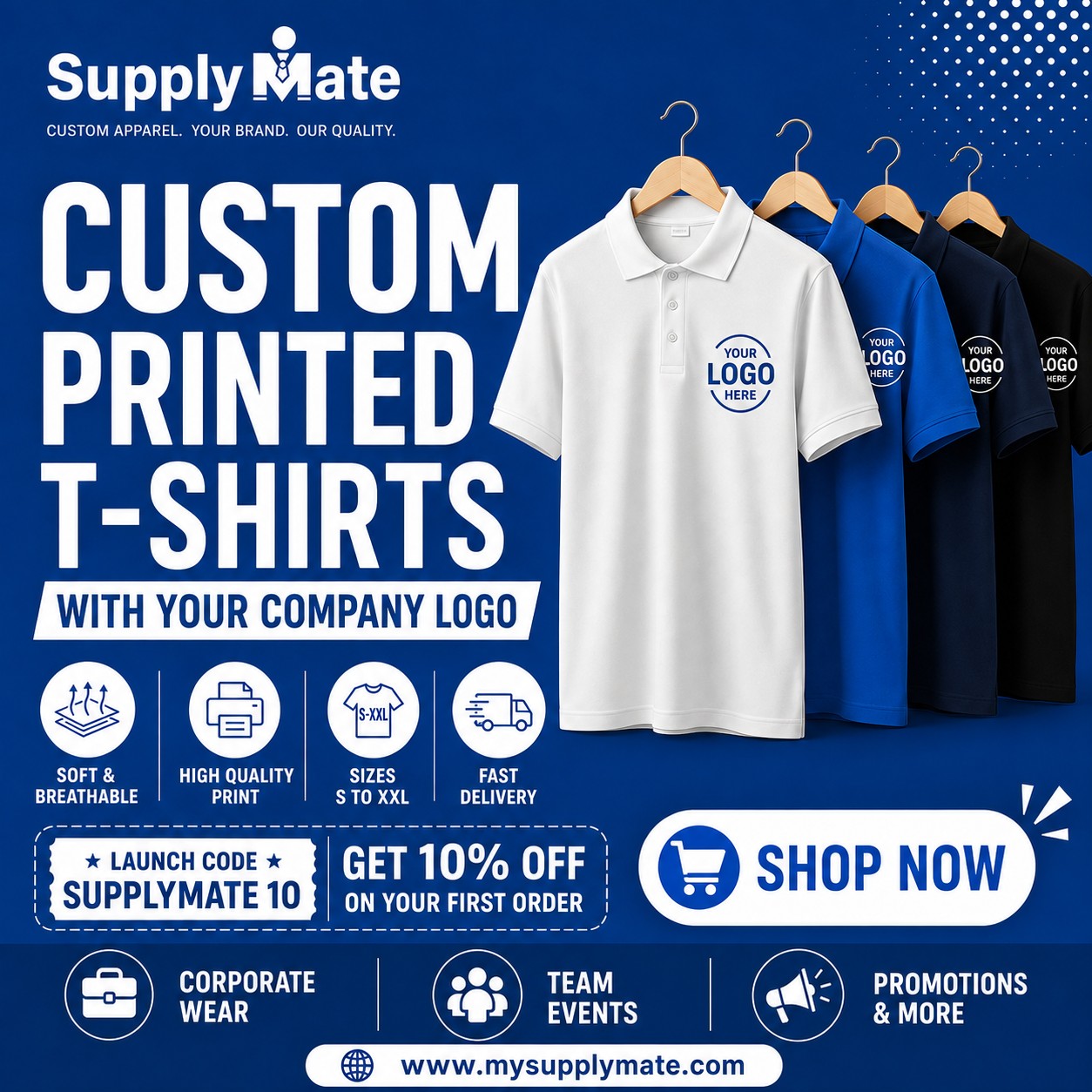 Supply Mate Facebook ad: Your brand. Your people.