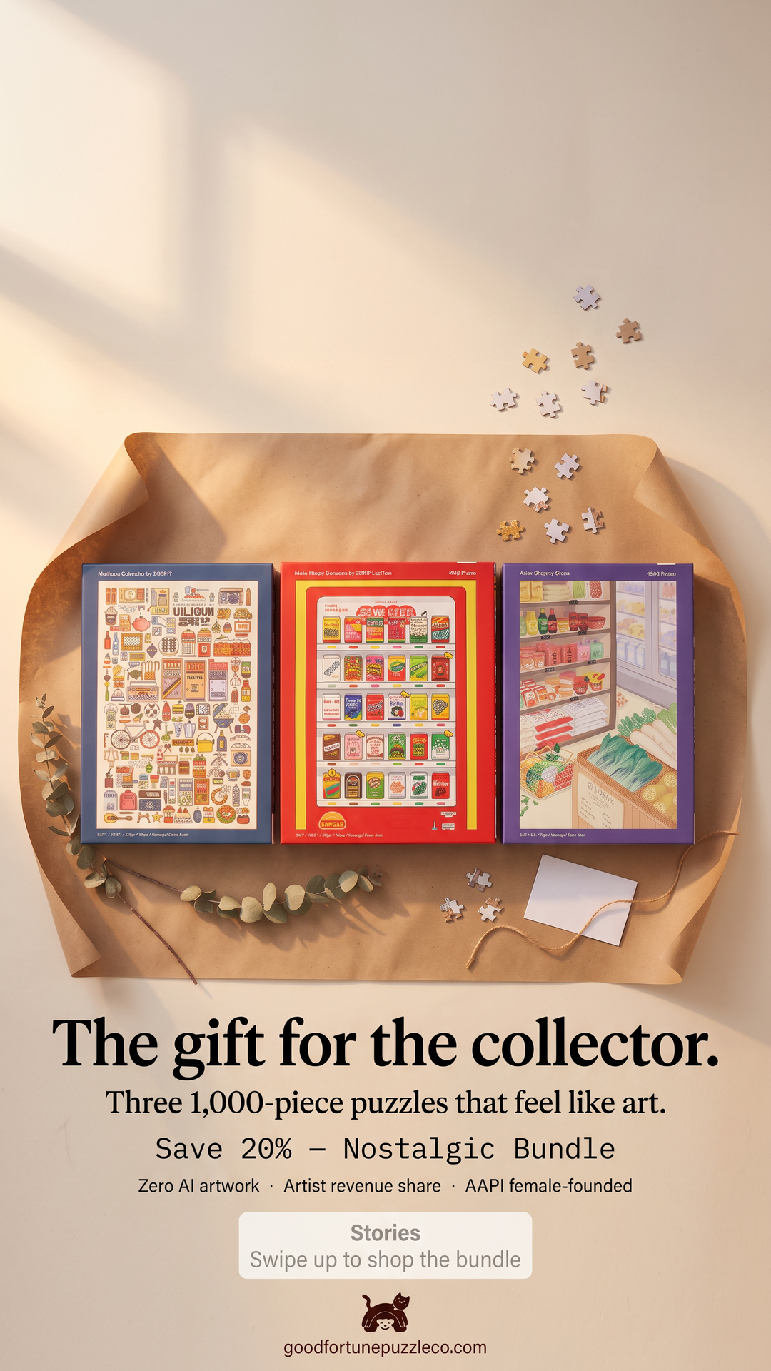 Good Fortune Puzzle Co Facebook ad