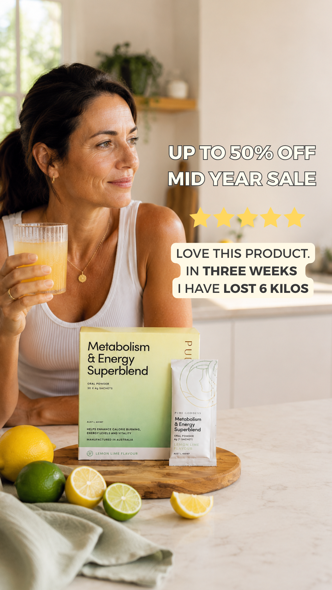 Pure Goddess Facebook ad from Jul 2, 2026
