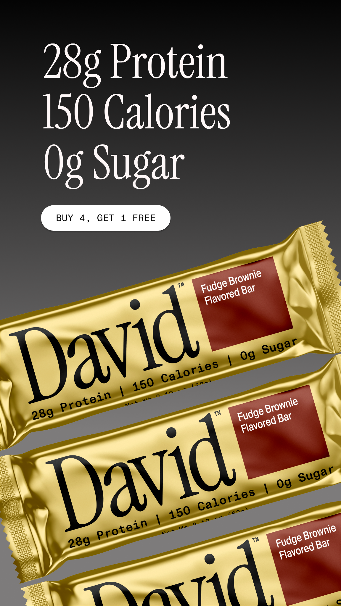 David Protein Facebook ad
