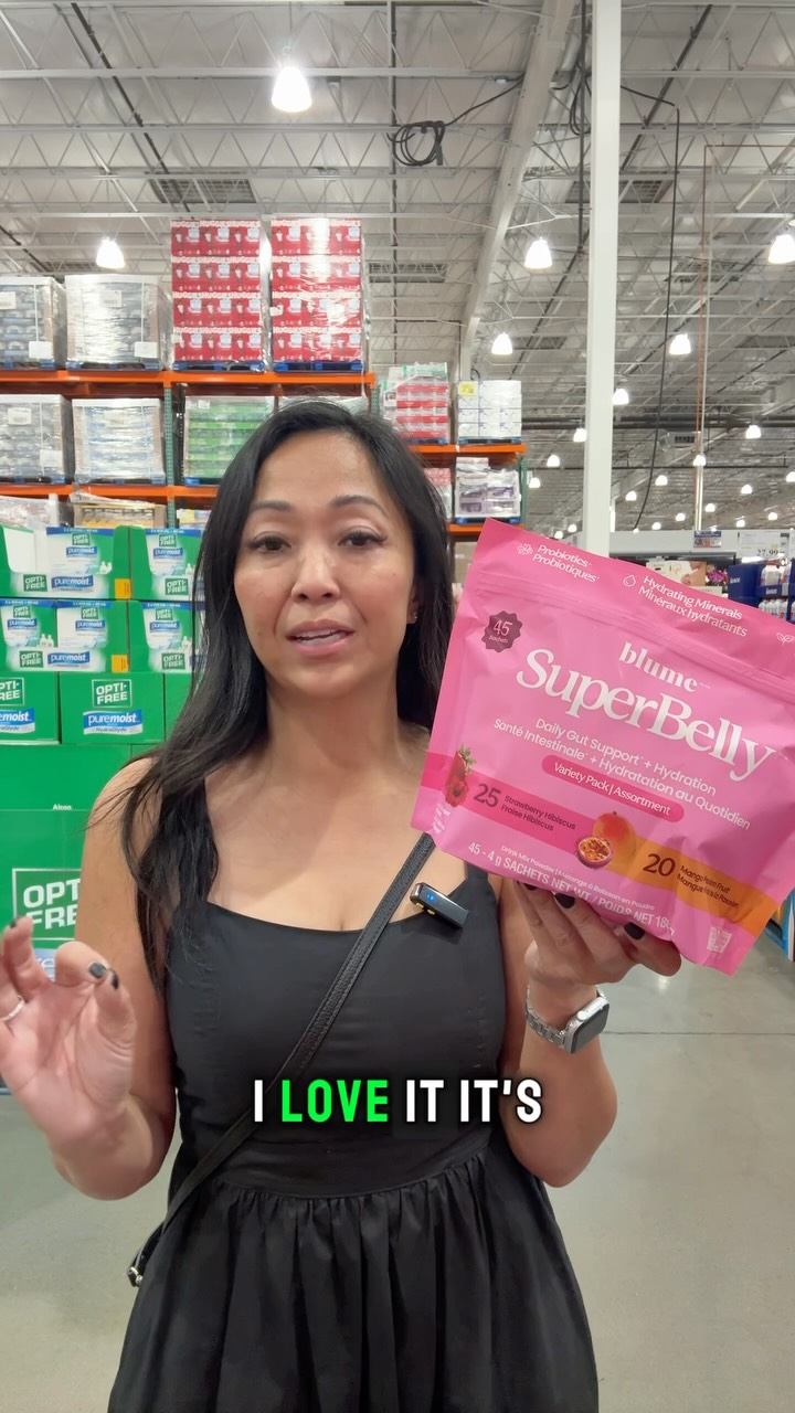 Blume Facebook ad: @itsblume SuperBelly is officially at @costco_canada and I…