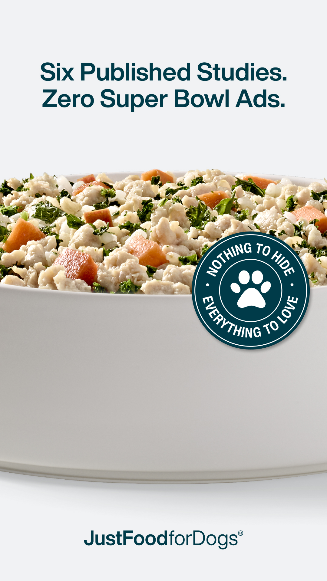 Just Food For Dogs Facebook ad