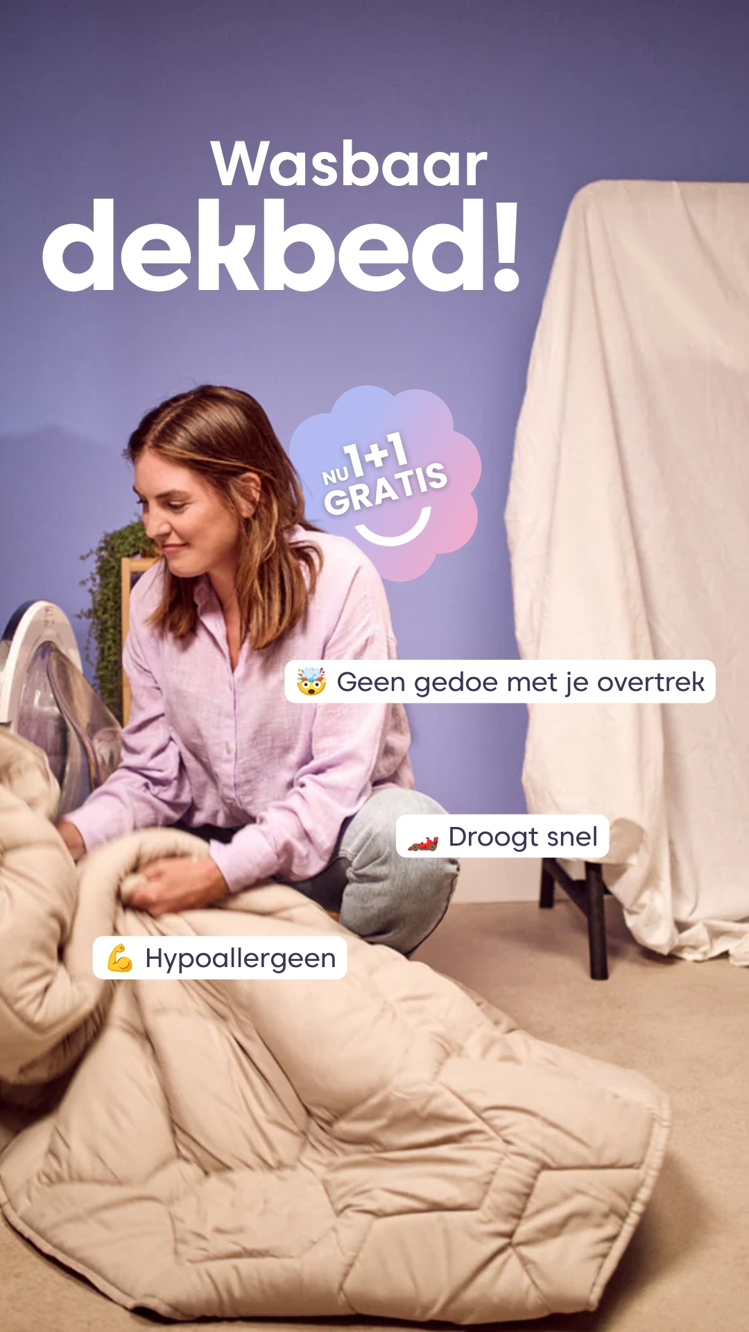 HappyBed Facebook ad