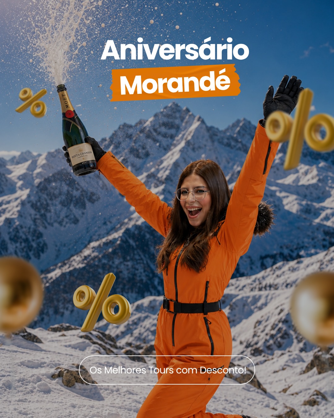 Morandé Turismo Facebook ad: É aniversário na Morandé e o presente é…