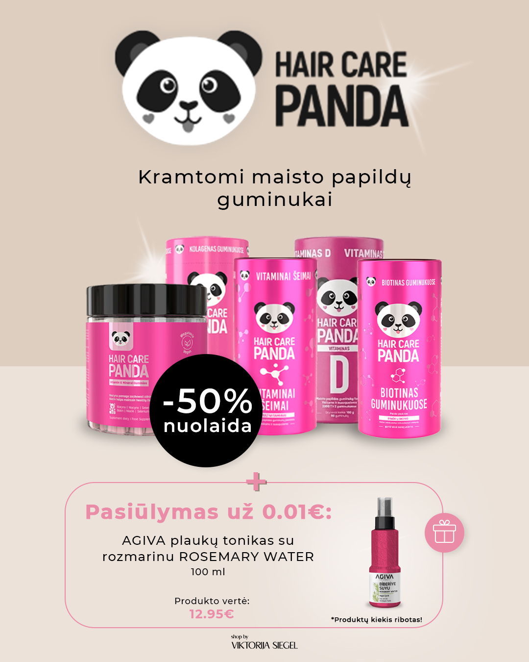 Shop by Viktorija Siegel Facebook ad