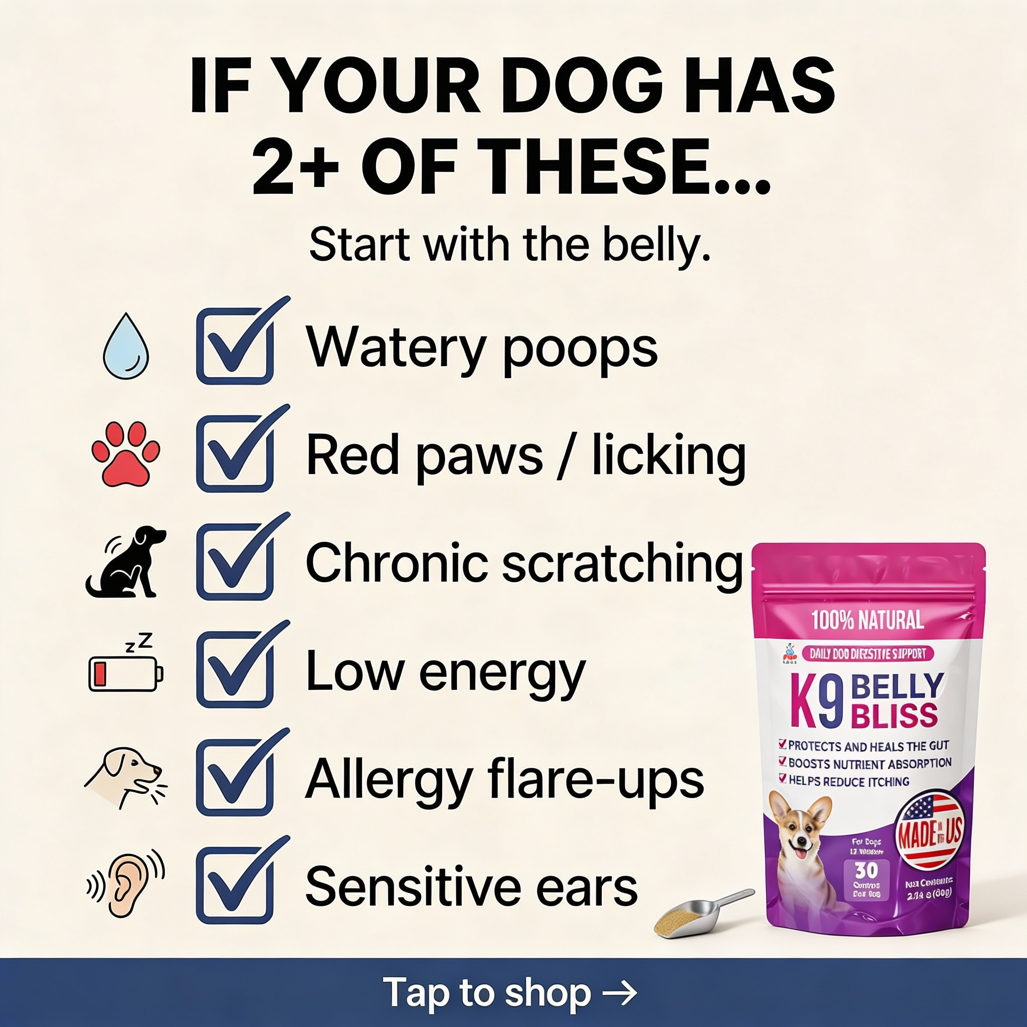 Pup Labs Facebook ad
