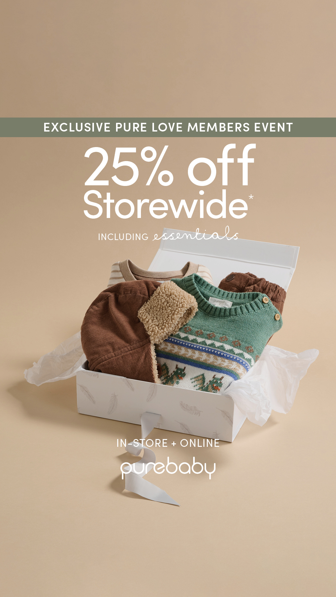 Purebaby Facebook ad