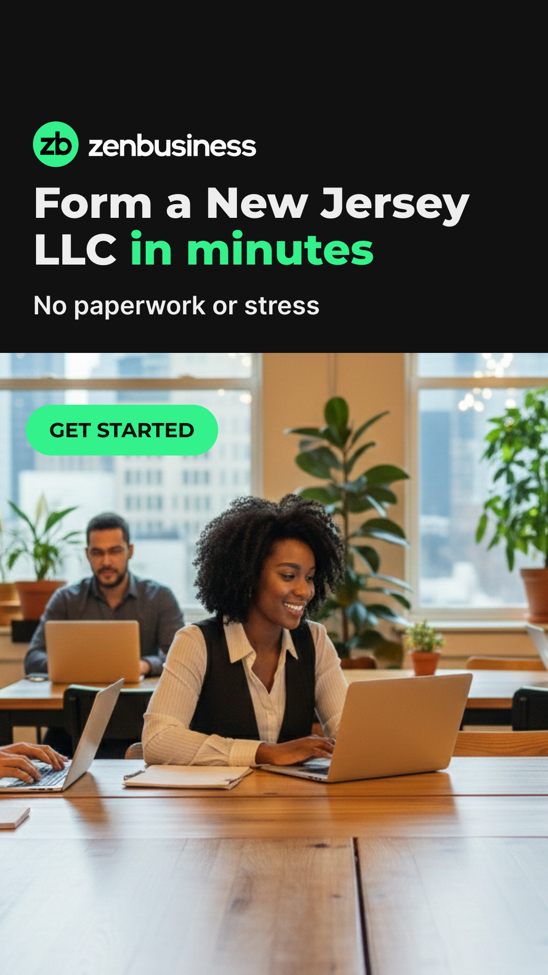ZenBusiness Facebook ad