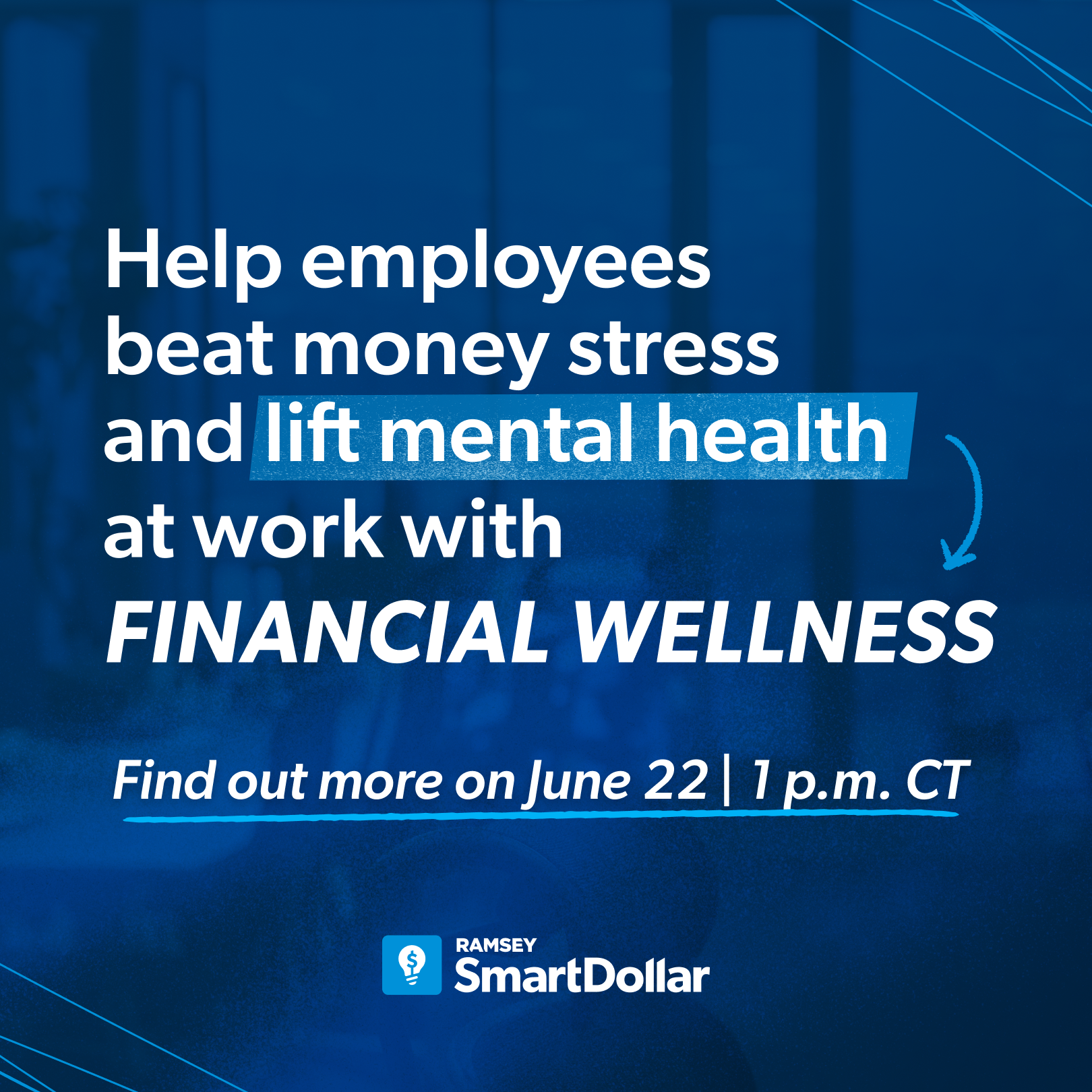 SmartDollar Facebook ad: Improving mental health improves work