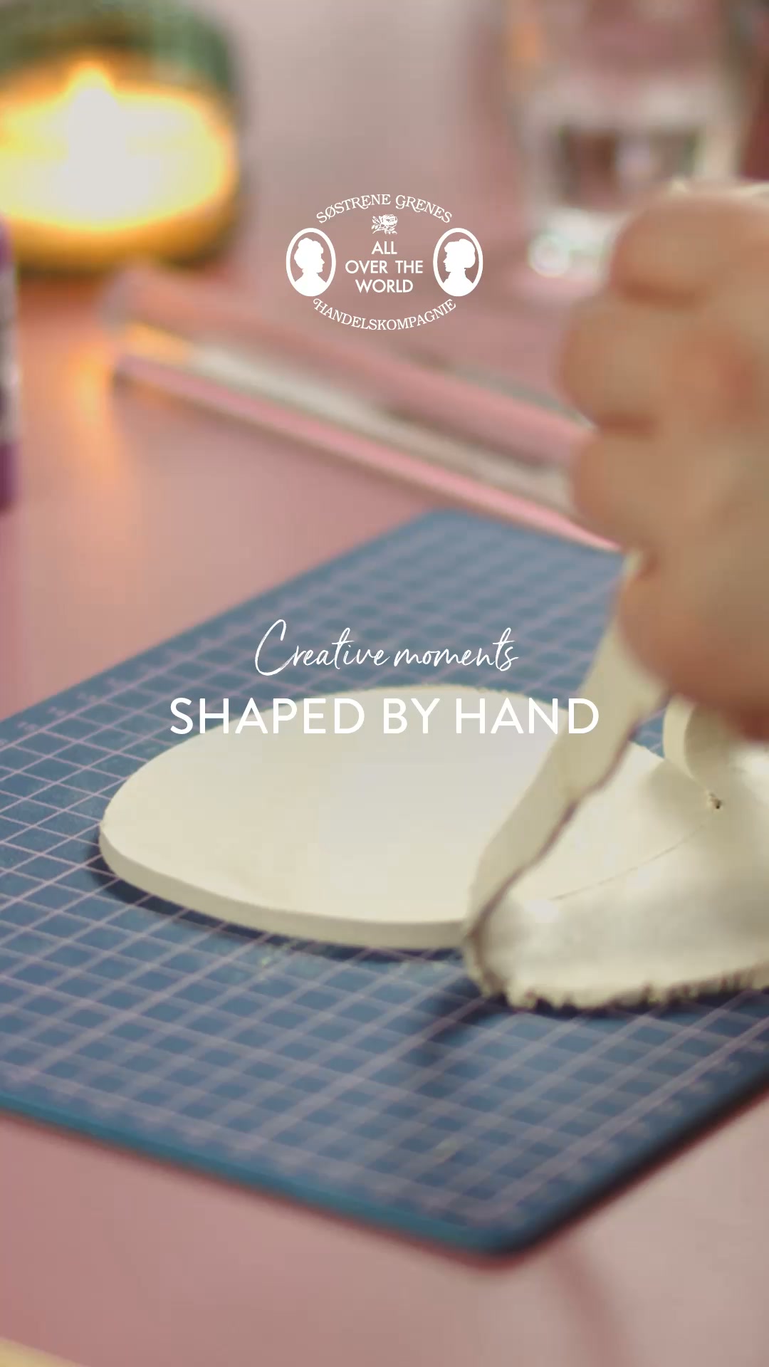 Søstrene Grene Facebook ad: DIY with air-dry clay