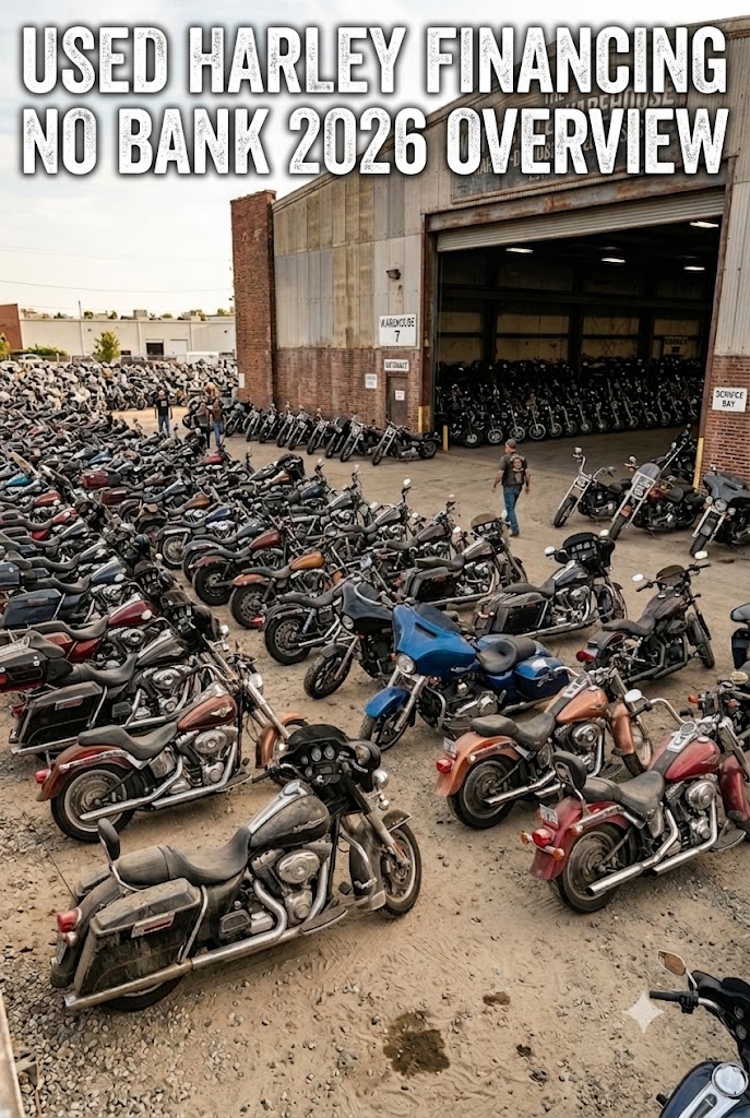 Daily Resource Hub Facebook ad: Used Harley Financing No Bank Guide 2026